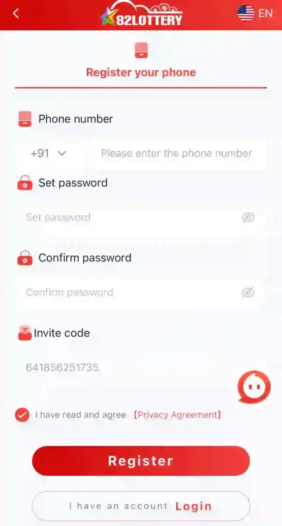 82 lottery login